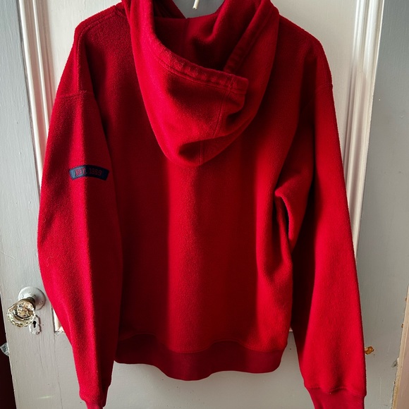 Gap Red with blue logo hoodie. Size small - Picture 2 of 5